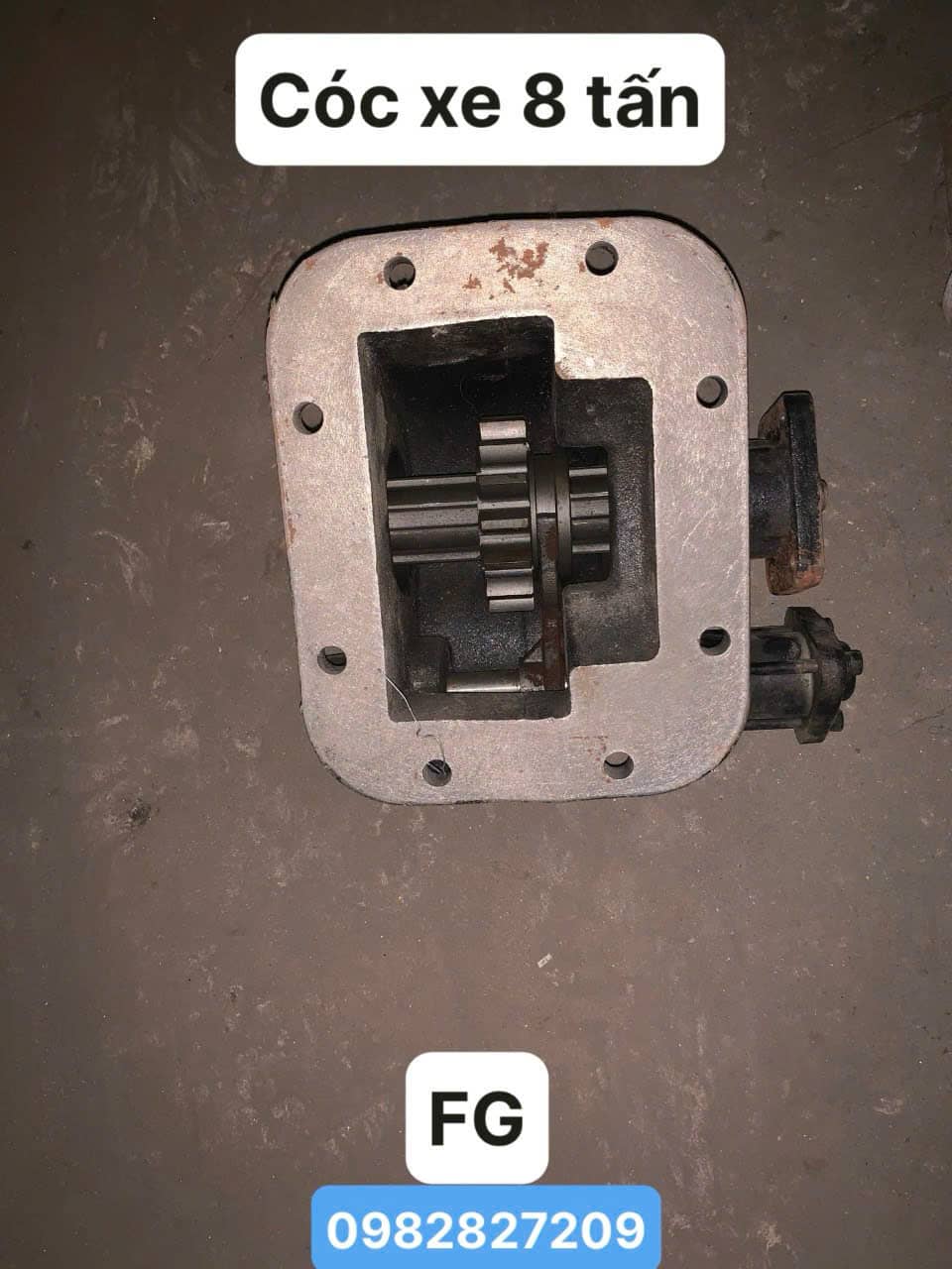 cóc trích lực pto xe hino 8 tấn