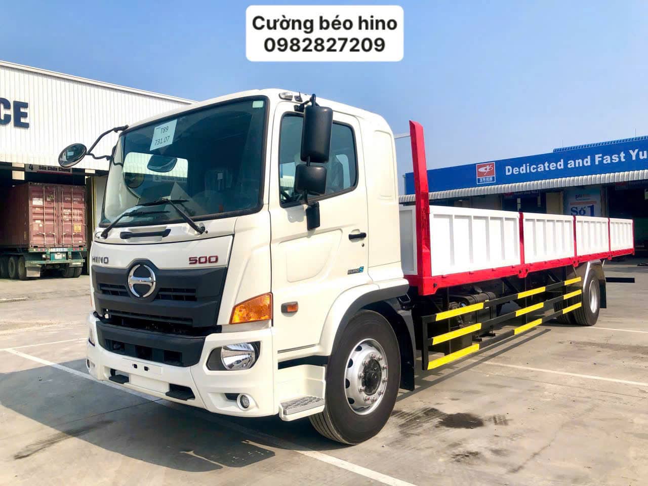 xe tải hino 10m thùng lửng