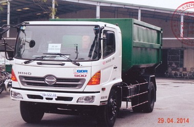 xe tải hino fg 8 tấn chở rác