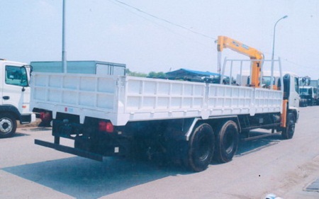 xe hino fl8jtsa thùng ngắn dài cẩu soosan 5 tấn
