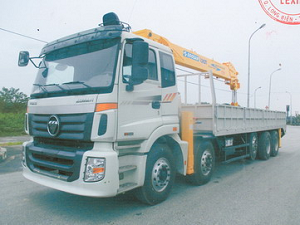 xe tải thaco auman gắn cẩu soosan 10 tấn